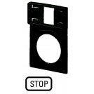 Eticheta patrata STOP pentru buton EATON